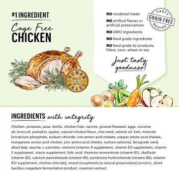 The Honest Kitchen Whole Food Clusters Small Breed Grain Free Chicken Dry Dog Food, 4 lb Bag