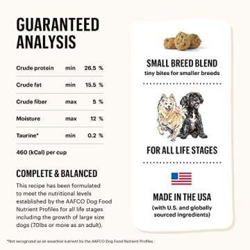 The Honest Kitchen Whole Food Clusters Small Breed Grain Free Chicken Dry Dog Food, 4 lb Bag