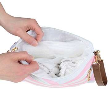 Bumco Diaper Clutch - Portable Wipes Dispenser & Baby Travel Essential, Airtight Baby Wipes Dispenser, Refillable Wipes Container, Travel Baby Essentials, Baby Wipe Dispenser, Diaper Bag Purse