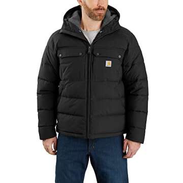 Carhartt Men's Montana Loose Fit Insulated Jacket, Black, Medium