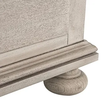 SAFAVIEH Couture Home Collection Allisyn Light Grey 3-Drawer Wood Nightstand Table (Fully Assembled)