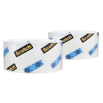 Scotch Heavy Duty Shipping Packing Tape - 18 Rolls of Clear Tape