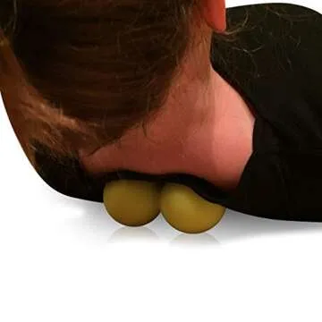 Still Point Inducer for Tension Headache Relief - Peanut Massage Roller for Craniosacral Therapy