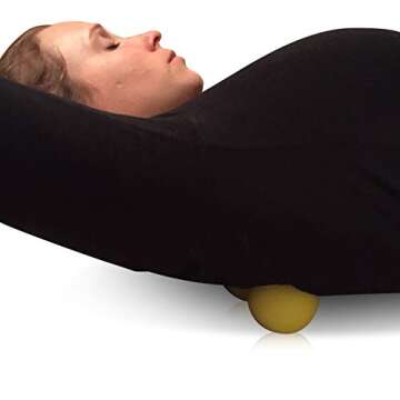 Still Point Inducer for Tension Headache Relief - Peanut Massage Roller for Craniosacral Therapy