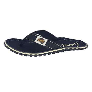 Gumbies Unisex Islander Flip Flop Sandals in Black