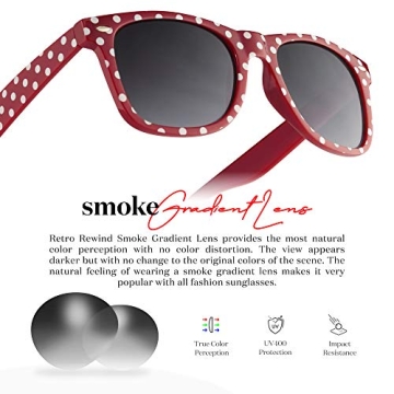 Retro Vintage Polka Dot Sunglasses for Women Stylish UV Protection