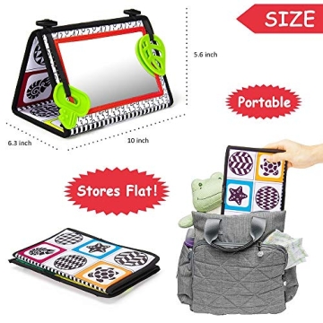 teytoy Baby Mirror Teether Toy High Contrast Sensory Play