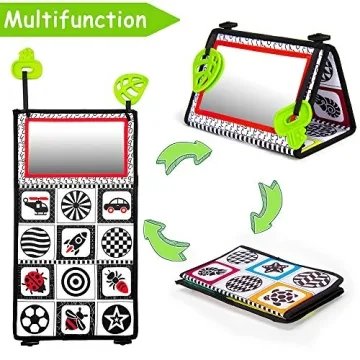 teytoy Baby Mirror Teether Toy High Contrast Sensory Play