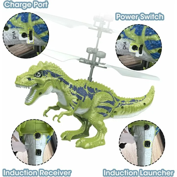 KPPIT Flying Dinosaur Toy Ball - Fun RC Gift for Kids