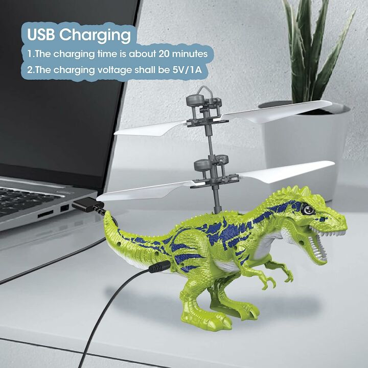 KPPIT Flying Dinosaur Toy Ball - Fun RC Gift for Kids