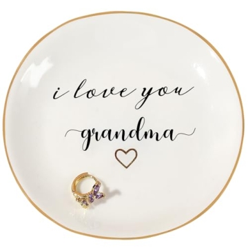 Thoughtful Gifts for Grandma: Keepsake Ring Dish - Remember I Love You