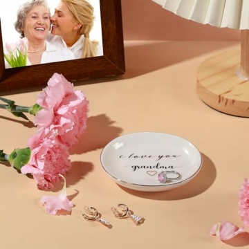 Elegant Gifts for Grandma - Heartfelt Ring Dish for Special Occasions