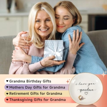 Elegant Gifts for Grandma - Heartfelt Ring Dish for Special Occasions