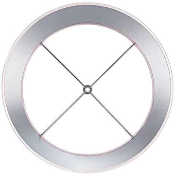 Sydnee Pale Pink Satin Medium Drum Lamp Shade 14" Top x 16" Bottom x 11" Slant (Spider) Replacement with Harp and Finial - Springcrest