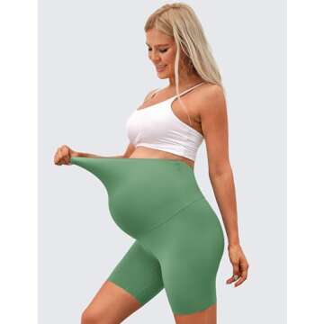 BONVIGOR Clouduxi Maternity Shorts for Expecting Moms