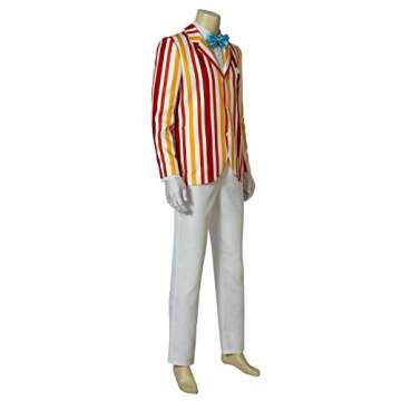 Bert Striped Jacket Halloween Costume for Men