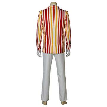 Bert Striped Jacket Halloween Costume for Men