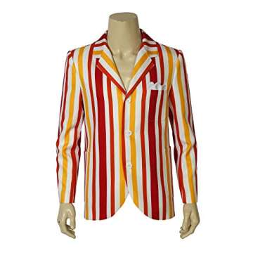 Bert Striped Jacket Halloween Costume for Men
