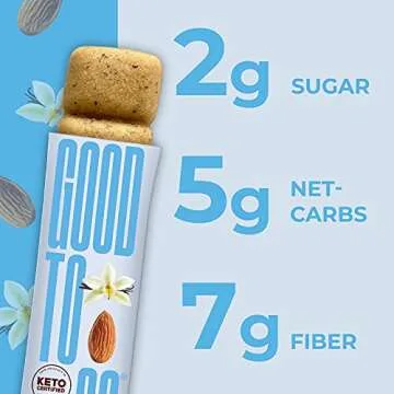 GOOD TO GO Vanilla Almond Bars - Keto & Paleo Snack
