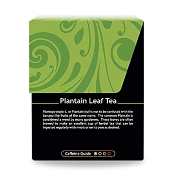 Buddha Teas Organic Plantain Leaf Tea - 18 Bleach-Free Bags