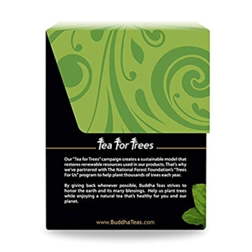 Buddha Teas Organic Plantain Leaf Tea - 18 Bleach-Free Bags