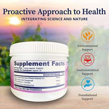BioPure Deep Purple – All-Natural Superfruit Dietary Supplement Made from a Synergistic Blend of O...