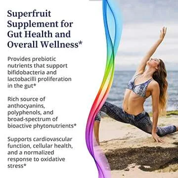 BioPure Deep Purple – All-Natural Superfruit Dietary Supplement Made from a Synergistic Blend of Organic Acai, Organic Pomegranate, and Plum for Gut Health, Immune Support and Overall Wellness – 100g