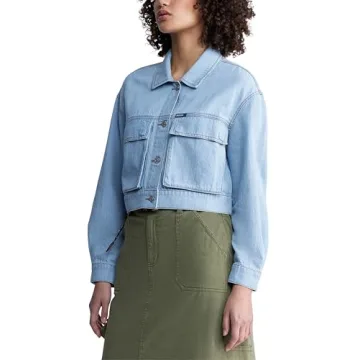 Buffalo David Bitton Women's Teagan Cropped Denim Jacket