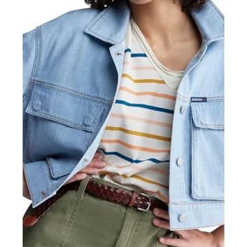 Buffalo David Bitton Women's Teagan Cropped Denim Jacket