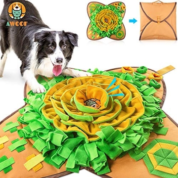 AWOOF Snuffle Mat for Interactive Dog Feeding Fun