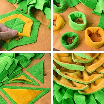 AWOOF Snuffle Mat for Interactive Dog Feeding Fun