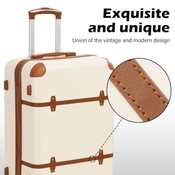 Coolife Luggage Set 3 Piece Stylish Travel Companion