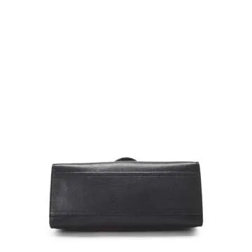 Shop Gucci Pre-Loved Black GG Marmont Top Handle Bag