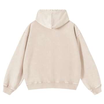 Unisex Acid Wash Zip-Up Hoodie for Style and Comfort