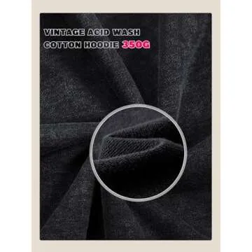 Unisex Acid Wash Zip-Up Hoodie for Style and Comfort