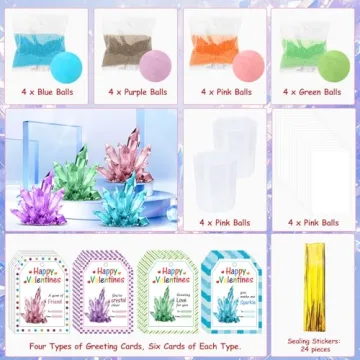 24 Kids Science Kits for Classroom Valentine's Day Gifts