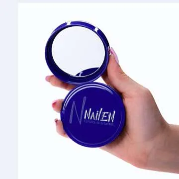 Nailen Compact Makeup Setting Powder with Matte Finish, Shine Control, Full Coverage - Ideal for All Skin Types & Poreless Smooth Look - Tone 3, (1 Count)