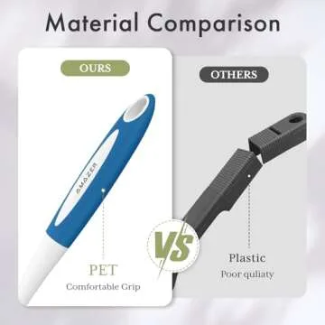 Amazer Dish Brush with Handle, 2 Pack Kitchen Scrub Brushes for Cleaning, Dish Scrubber with Stiff Bristles for Sink, Pots, Pans