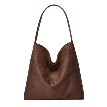 Suede Hobo Bags for Women - Vintage Tote Bag for Effortless Style