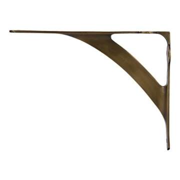 A29 Heavy Duty Brass Shelf Brackets | Stylish & Sturdy