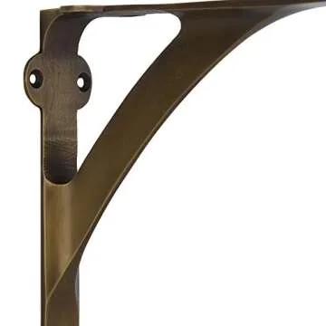 A29 Heavy Duty Brass Shelf Brackets | Stylish & Sturdy