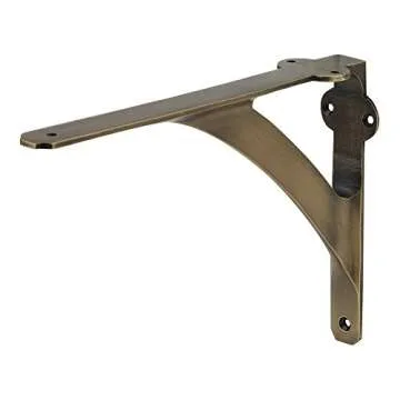 A29 Heavy Duty Brass Shelf Brackets | Stylish & Sturdy