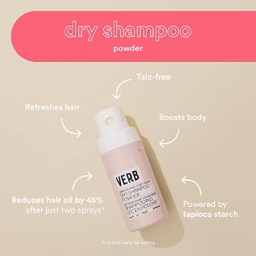 VERB Vegan Dry Shampoo Powder for Oil Control & Volume