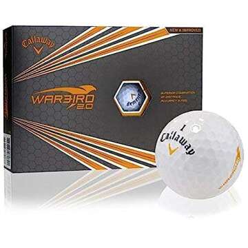 Premium Callaway Warbird 2.0 Golf Balls - Eco-Friendly Pack