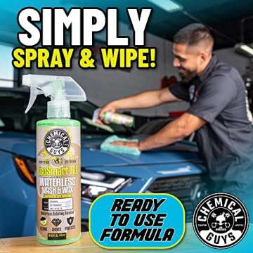 Chemical Guys EcoSmart Waterless Car Wash & Wax for All Vehicles