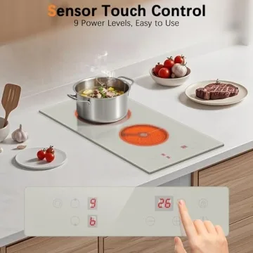 Cooksir 2 Burner Electric Cooktop - 3200W Ceramic Stove