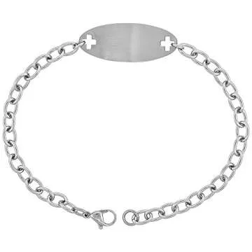 Stylish ELIQUIS Medical Alert Bracelet for All Genders