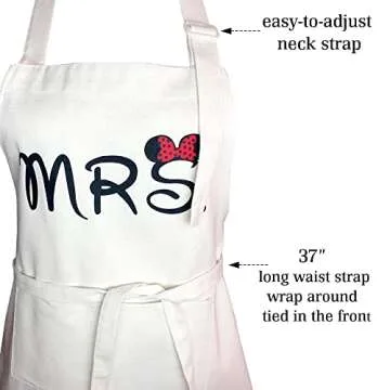 Buy Mr. and Mrs. Couple Aprons for Perfect Kitchen Fun