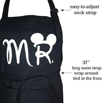 Buy Mr. and Mrs. Couple Aprons for Perfect Kitchen Fun