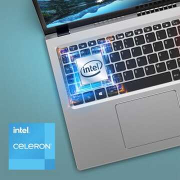 Acer Aspire 1 A115-32-C96U Slim Laptop | 15.6" FHD Display | Intel Celeron N4500 Processor | 4GB DDR...